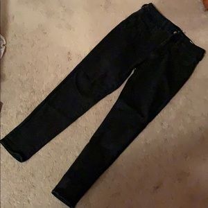 American Eagle Black High Rise Jegging
